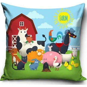 Povlak na polštářek CARBOTEX Povlak na polštářek 40/40cm FARMA Dvůr, FARM192007