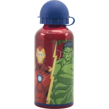 Láhev STOR Hliníková láhev na pití AVENGERS Force, 400ml, 74134