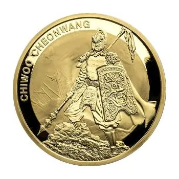 Sběratelství 1 unce zlatá mince Jižní Korea Chiwoo Cheonwang 2016