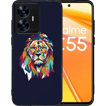 Pouzdro na tablet VSECHNONAMOBIL 85472 MY ART Ochranný kryt pro Realme C55 LION (246)