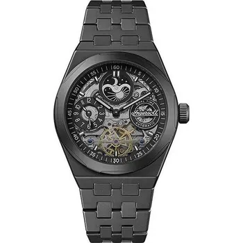 Hodinky Ingersoll I15102 The Broadway Ceramic Dual Time Automatic Mens Watch 43mm 5ATM