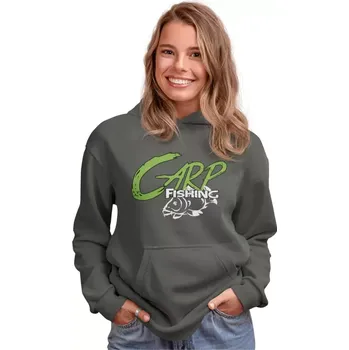 Dámská mikina Dámská mikina Carp Fishing šedá