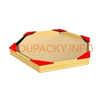 Pískoviště Sedáky na šestiboké pískoviště SP002DR - červená