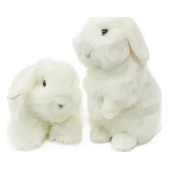 plyšák Plyšový Králík bílý 18 cm