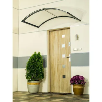Stříška nad vchodové dveře stříška nad dveře LANITPLAST ARCUS 160/90 antracit LG2177