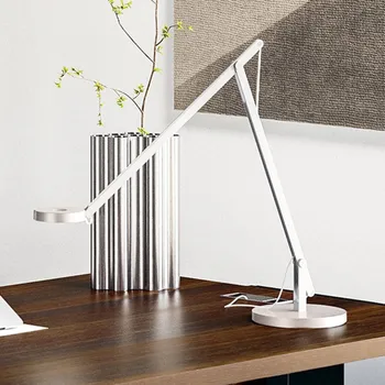 Lampička Rotaliana String T1 DTW LED stolní bílá, stříbrná - průměr základny 19,5 cm, průměr stínidla 10,5 cm 1 x 9 W LED - Doprava zdarma