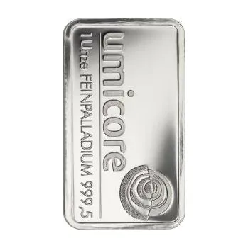 31,1 gramů palladiový slitek