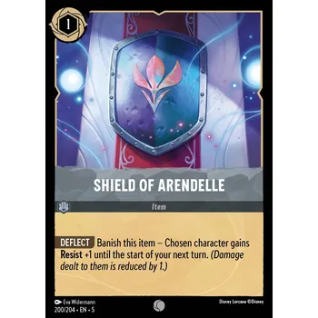 Sběratelská karetní hra Shield of Arendelle 200/204 - Shimmering Skies Typ karty: Foil