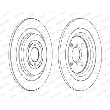 Brzdový kotouč Brzdový kotouč FERODO DDF1588C