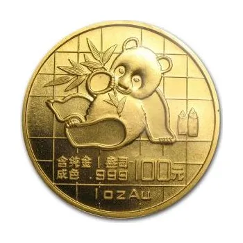 1 unce zlatá mince China Panda 1989