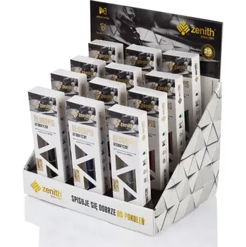 Kancelářské potřeby Astra ZENITH 7 Classic, Kuličkové pero 0,8mm, modré, krabička, mix barev, 4071200