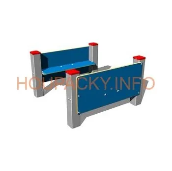 Dětský domeček Vagónek VA110K - celokovový