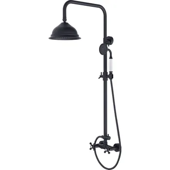 Sprchový set Nástěnný sprchový set RETRO černá (10070) HOPA
