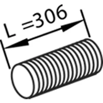 Výfuková trubka Výfuková trubka DINEX DIN82140