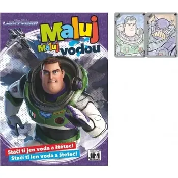 omalovánky JIRI MODELS Maluj vodou! A5 Rakeťák