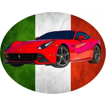 Nášivka Nažehlovačka Ferrari F12 Berlinetta (digitální nažehlovačka s osobním autem)