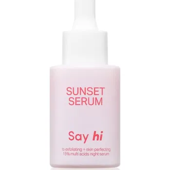 Pleťové sérum Say Hi Sunset noční sérum s AHA kyselinami 30 ml