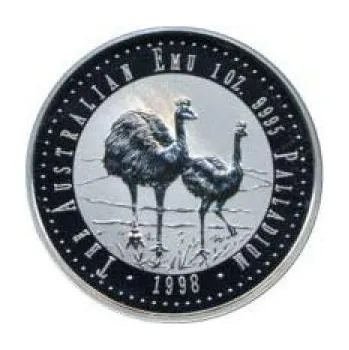 1 unce palladiová mince Emu 1998