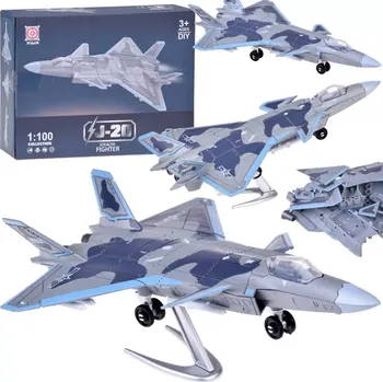 ostatní stavebnice Stavebnice modelu J-20 bojového letounu 1:100