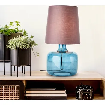 Lampička Brilliant Stolní lampa Hydra výška 57cm taupe/tmavě modrá taupe, tmavě modrá 1 x 60 W - Doprava zdarma
