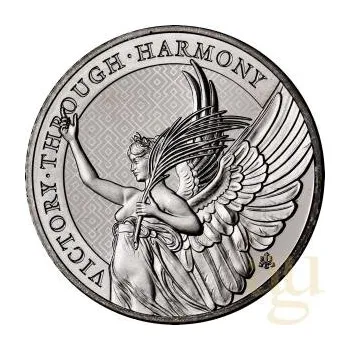 1 unce platinová mince St. Helena - The Queen´s Virtues - Victory 2021