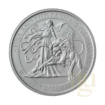 2 unce stříbrná mince St. Helena - Una and the Lion 2021