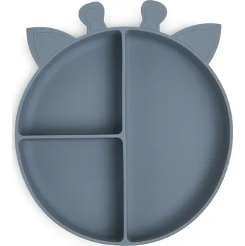 Talíř NUUROO Orla Silikonový dělený talíř Giraffe Bering Sea