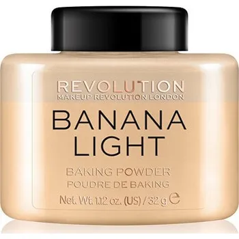 Pudr Makeup Revolution Loose Baking Powder Banana Light - Transparentní pudr 32.0 g