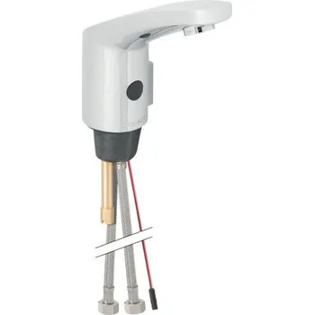 Geberit umyvadlová armatura typ 185, napájení ze sítě, bez síťového zdroje, se směšovačem a rukojetí, chrom lesk (116.455.21.1)