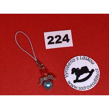 HandMade by VeJa Přívěšek - andílek pro štěstí/ radost č.224