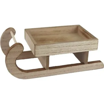 Dekorační sáňky D5624/1 - 22 × 10 × 7,5 cm