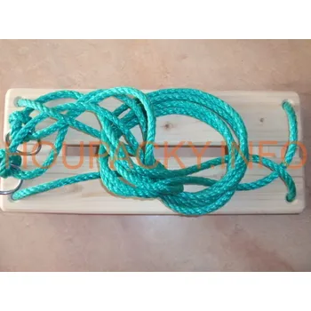 Dětská houpačka Houpačka dřevěná sedák Herold 170, délka lana 120cm