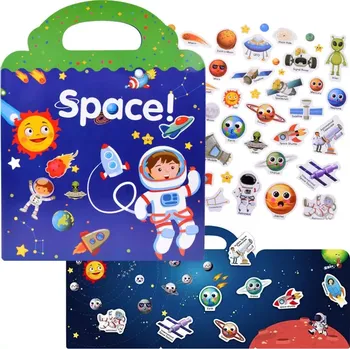 omalovánky Samolepkové album Vesmír