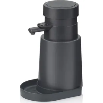 Dávkovač mýdla KELA Dezinfekční dávkovač Aurie 450 ABS plast tmavě šedý 17,0 cm 8,5 cm 450,0 ml KL-24508