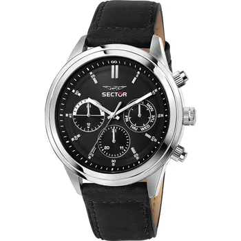 Hodinky Sector R3251540003 Serie 670 Multifunction Mens Watch 45mm 5ATM