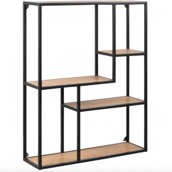 regál Dubový nástěnný regál 91 cm