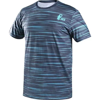 Tričko CXS SPORTY COOL, krátký rukáv, modré Vyberte velikost: 3XL