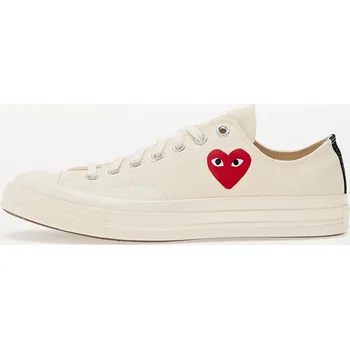 Pánské tenisky Tenisky Converse x Comme des Garçons PLAY Chuck 70 OX Milk/ Black/ Red EUR 41.5