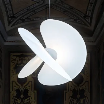 Luceplan Levante LED závěsné světlo bílé Ø60cm 28W - Ø baldachýn 15 cm bílá 1 x 28 W LED - Doprava zdarma