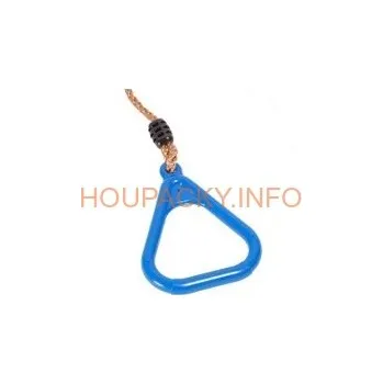 Dětská houpačka Gymnastické trojúhelníky modré plastové