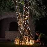 LED víla světla Twinkly CCT, 250-fl. 20 m černá - Celková délka 2250 cm; délka přívodního kabelu 250 cm; vzdálenost mezi světelnými body 8 cm 250 LED diod - celkem 19 W - Doprava zdarma