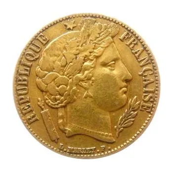 20 franků zlatá mince Ceres