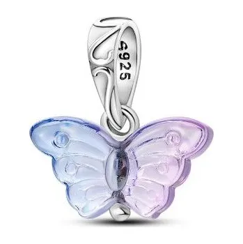 Korálek Prosperk Korálek na náramek motýlek duhový S2935