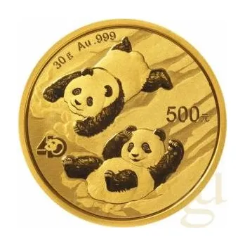 30 gramů zlatá mince China Panda 2022