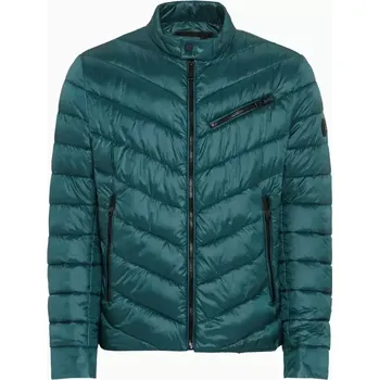 Pánská casual bunda PORSCHE DESIGN Lightweight jacket Bunda prošívaná odlehčená na zip petrolejově zelená (Velmi lehká prošívaná bunda bez prachového peří se skrytými kapsami na boku.)