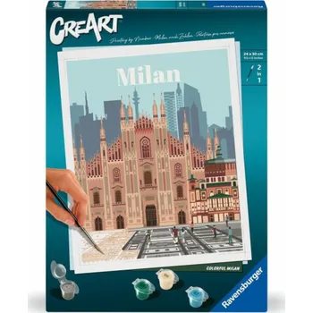 Ravensburger CreArt - Barevné Miláno, malba