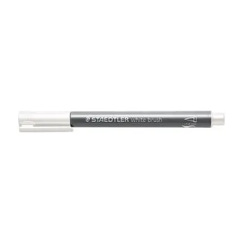 Set školních potřeb Flamaster pędzelkowy biały (10szt) STAEDTLER