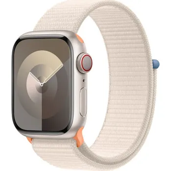 Chytré hodinky Apple Watch 49/45/44/42mm hvězdně bílý provlékací sportovní řemínek Hvězdně bílá