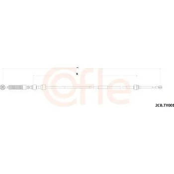 Převodovka Tažné lanko, ruční převodovka, , COFLE, 92.2CB.TY001