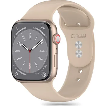 Příslušenství k chytrým hodinkám Tech-Protect Řemínek pro Apple Watch 44mm / 45mm / 46mm / 49mm - Tech-Protect, Silicone Walnut